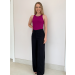 Calça Pantalona em Viscose. O look perfeito é com nosso Top Cropped Viscose. Confira!