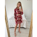 Vestido confeccionado em Viscose, com modelo de camisa. Possui gola, punhos e abotoamento com abertura 100% frontal. 