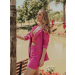 Blazer Alfaiataria Linho Manga 3/4. O look perfeito é com nossa Bermuda Alfaiataria Linho Meia Coxa. Confira! 