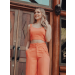 Top Cropped em Viscose. O look perfeito é com nossa Calça Pantalona Viscose. Confira!